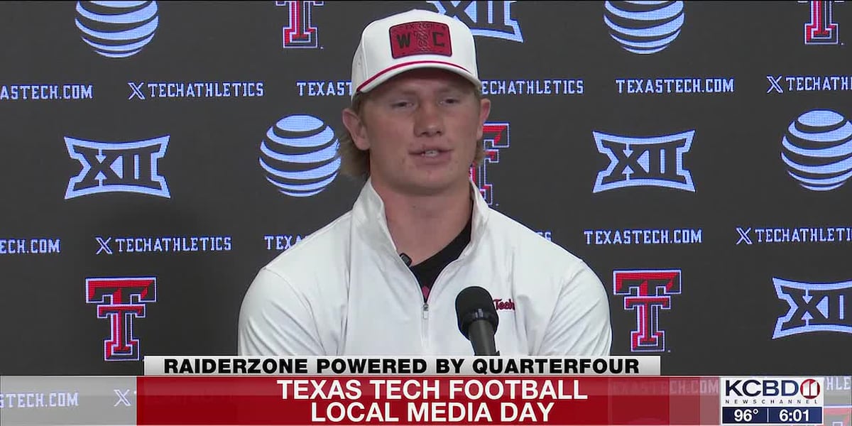 Texas Tech QB Hammond ‘excited to let it rip in fall camp'