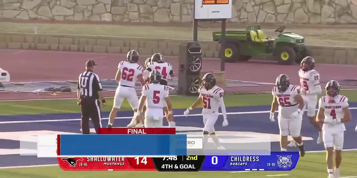 Shallowater starts strong, beats Childress 35-21