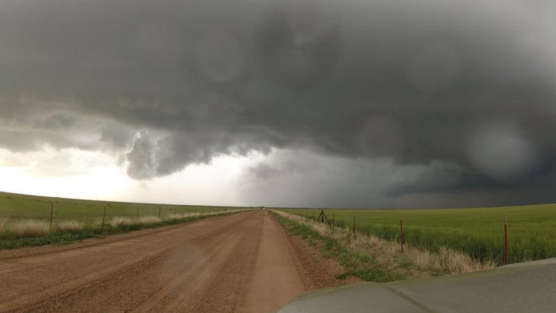 This was the perspective Adam Young saw while observing severe weather over the Rolling Plains...