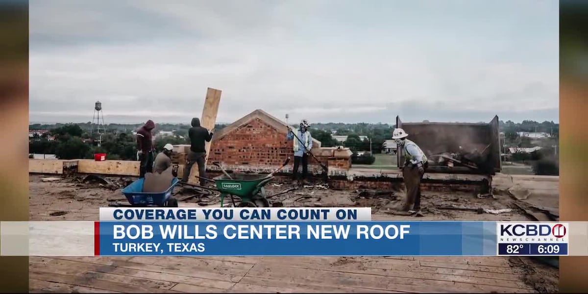Bob Wills Center in Turkey receives new roof after fundraising efforts