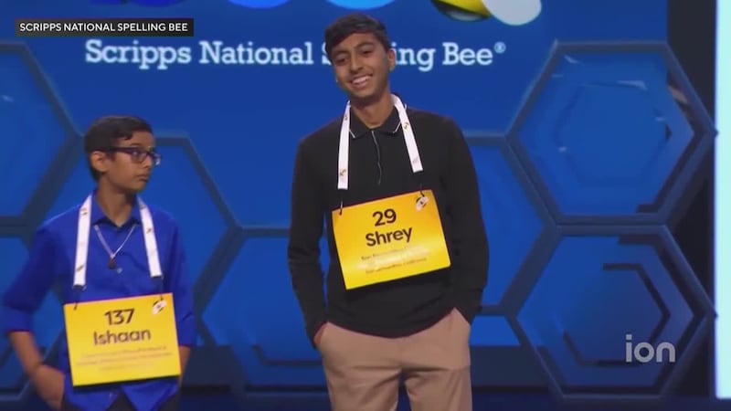 Shrey is a 14-year-old from Rancho Cucamonga, California. (KCAL, KCBS, SCRIPPS NATIONAL...